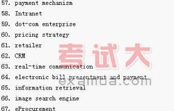 英语专业电子商务考试